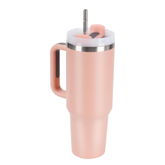 40oz Tumbler with Handle Insulated Stainless Steel