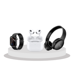 Smart Essentials Combo: Watch, Buds & Headphones